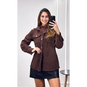 Saia Courino com Bolso Frontal - Preto