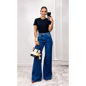 Blusa Canelada - Preto