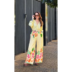 Camisa Over Linho Lemona - Amarelo