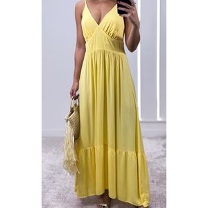Vestido Decote V Dakota - Amarelo