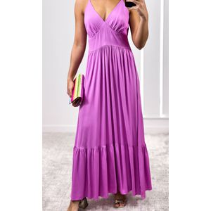 Vestido Decote V Dakota - Uva