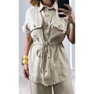 Conjunto Parka e Calça Doria - Caqui