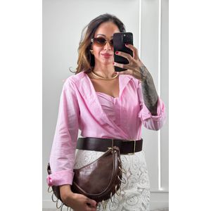 Saia Reta Crochê - Branco