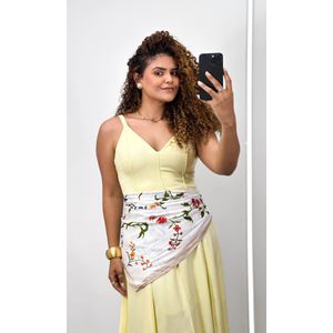 Vestido Patrícia - Amarelo Claro
