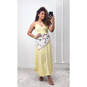 Vestido Patrícia - Amarelo Claro