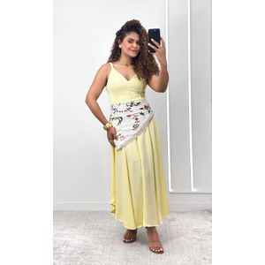 Vestido Patrícia - Amarelo Claro