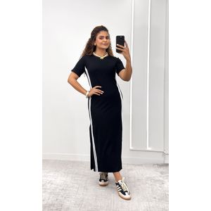 Vestido Malha Track - Preto