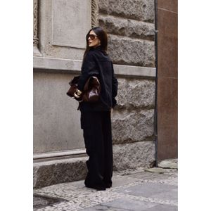 Calça Jeans Cargo Utility - Preto