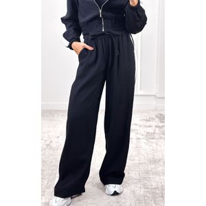Conjunto Casaco e Calça Track - Preto