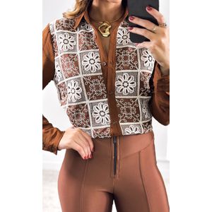 Calça Prada Flare - Marrom