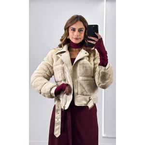Saia Midi Reta Suede - Bordô