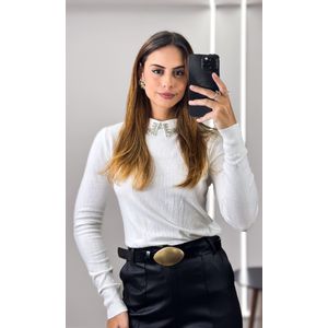 Calça Flare Resinada Geovanna - Preto