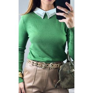 Calça Flare Resinada Geovanna - Chocolate