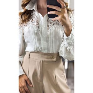 Calça Alfaiataria Geovania - Bege
