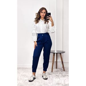 Camisa Guipir Selma - Branco