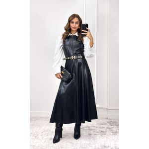 Saia Godê Courino Kathe - Preto