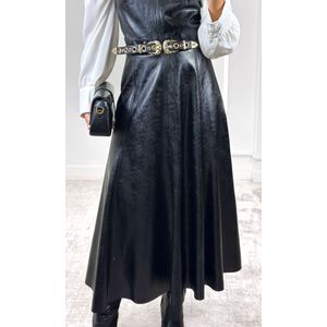 Saia Godê Courino Kathe - Preto