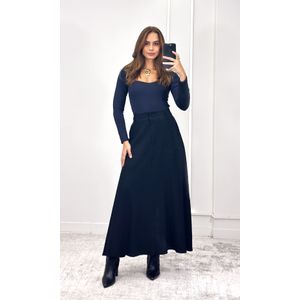 Saia Liocel Godê com Cinto - Preto