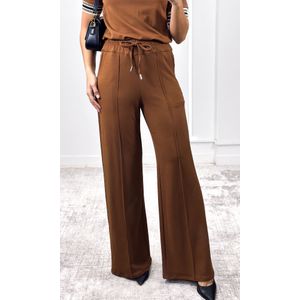 Conjunto Blusa e Calça Maytê - Camel