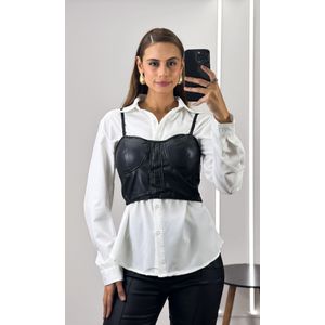 Corset Courino Tressê - Preto