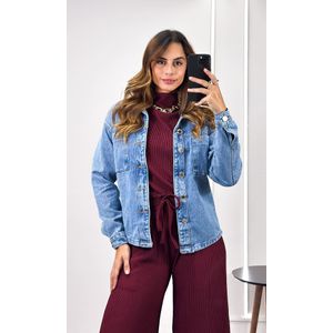 Jaqueta Jeans Dolia - Azul Claro