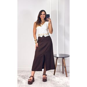 Colete Alfaiataria 4 Botões - Branco