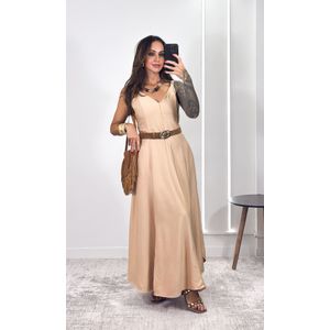 Vestido Patrícia - Bege