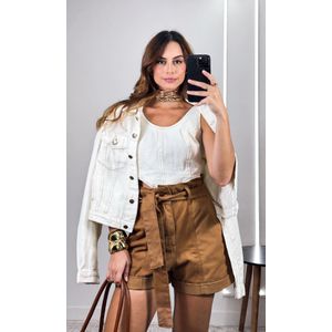 Short Jeans Clochard - Camel