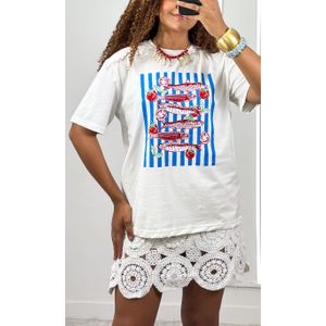 Saia Curta Crochê - Branco