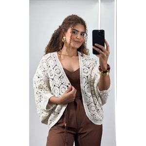 Conjunto Cropped e Calça Cenoura - Marrom