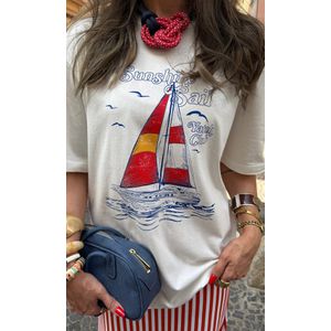 Camiseta Sunchine Sail - Branco