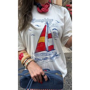 Camiseta Sunchine Sail - Branco