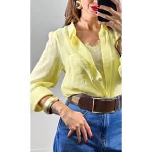 Calça Jeans Balloom Recortes - Azul Nebulizado