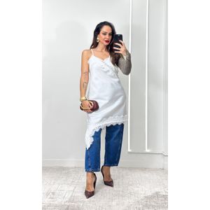 Calça Jeans Balloom Recortes - Azul Nebulizado