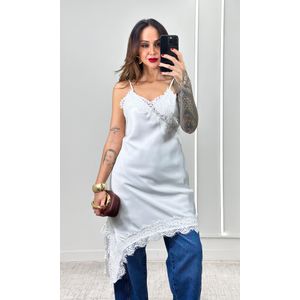 Calça Jeans Balloom Recortes - Azul Nebulizado