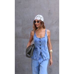 Calça Jeans New Baggy - Azul Claro Estonado