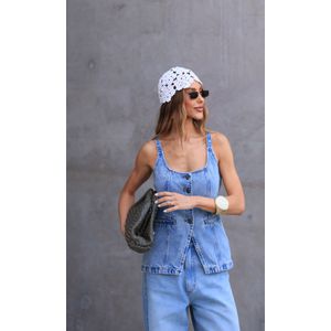 Calça Jeans New Baggy - Azul Claro Estonado