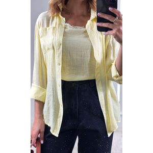 Calça Jeans Wide Leg com Brilho - Preto