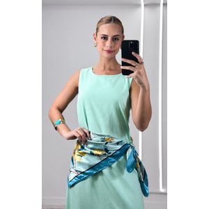 Vestido Reto Decote Redondo Haze - Verde Claro