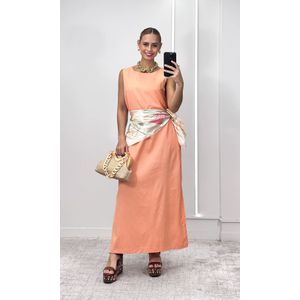 Vestido Reto Decote Redondo Haze - Laranja Candy