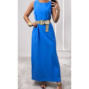 Vestido Reto Decote Redondo Haze - Azul Candy