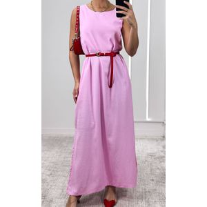 Vestido Reto Decote Redondo Haze - Rosa Candy