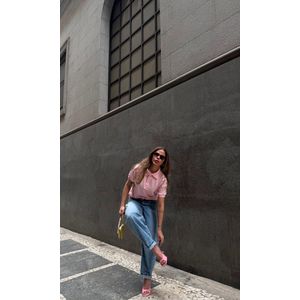 Blusa Polo Louise - Rosa