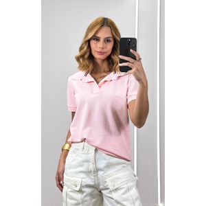 Blusa Polo Louise - Rosa