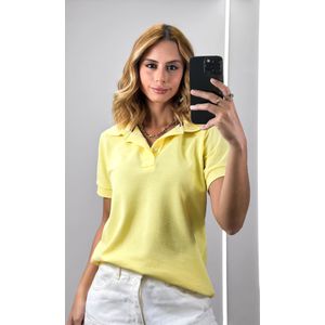 Blusa Polo Louise - Amarelo