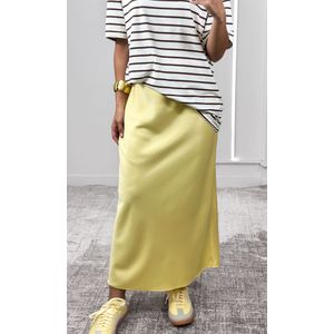 Camiseta Listrada Gola Azul - Marrom/Branco