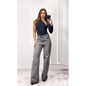 Body Poliamida Nula Manga Longa - Preto