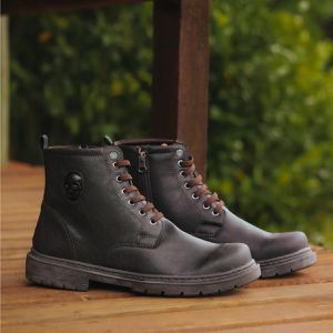 Bota Coturno Masculino Rovetto Casual Social Zíper... - ROVETTO