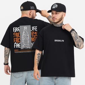 Camiseta Oversized Masculina Street Academia Algod... - KLMASTERFITNESS