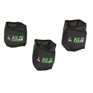 Kit Caneleira Tornozeleira de Peso 1,2 e 3 kg - KLMASTERFITNESS